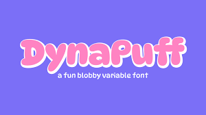 DynaPuff Font preview
